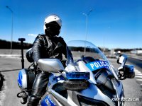 motocykliści policyjni