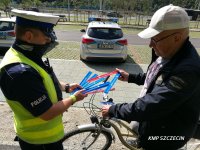 Szczecińska drogówka dba o bezpieczeństwo pieszych i rowerzystów