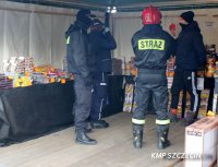 Fajerwerki pod kontrolą szczecińskich mundurowych
