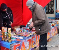 Fajerwerki pod kontrolą szczecińskich mundurowych
