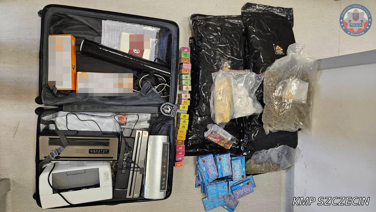 Szczecińska policja zabezpieczyła blisko 35 kg narkotyków