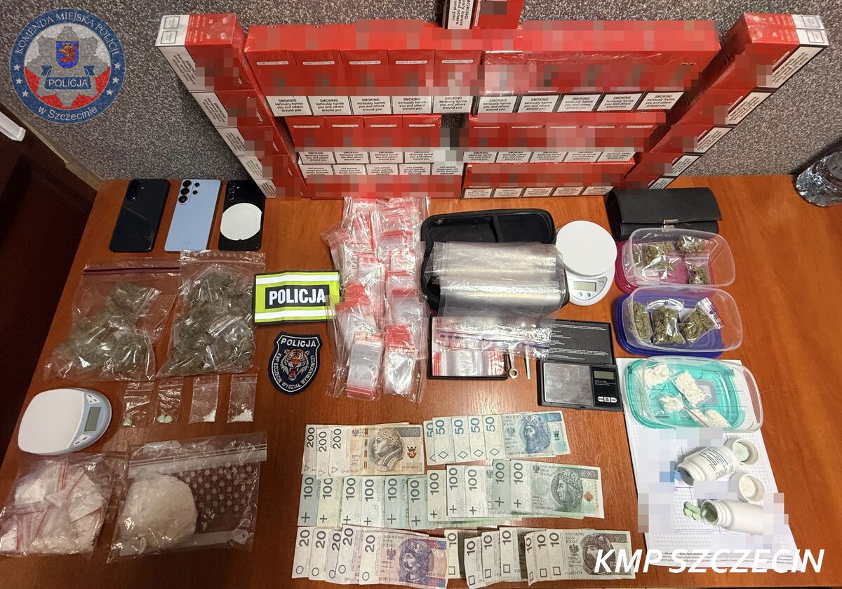 Szczecińska policja zabezpieczyła ponad 250 gramów narkotyków