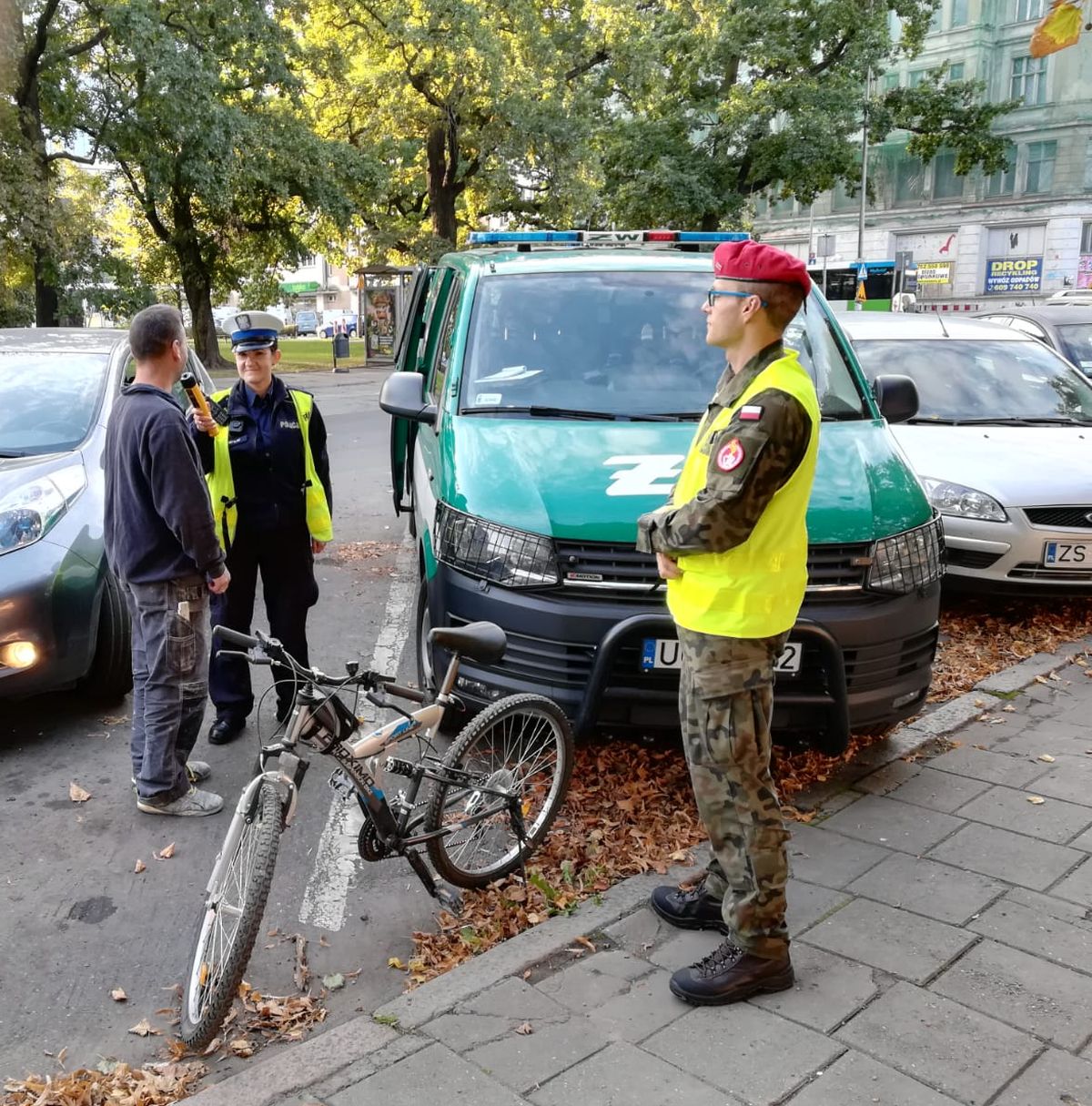 „pieszy I Rower” Kolejne Działania Prewencyjno Kontrolne Szczecińskiej Drogówki 8162